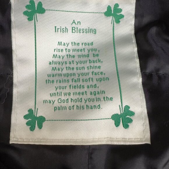 Irish Newsboy Flat Cap Green Hat Traditional Ireland Shamrock Clover Wool - Picture 11 of 11